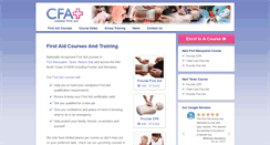 Desktop Screenshot of coastalfirstaid.com.au