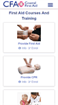Mobile Screenshot of coastalfirstaid.com.au